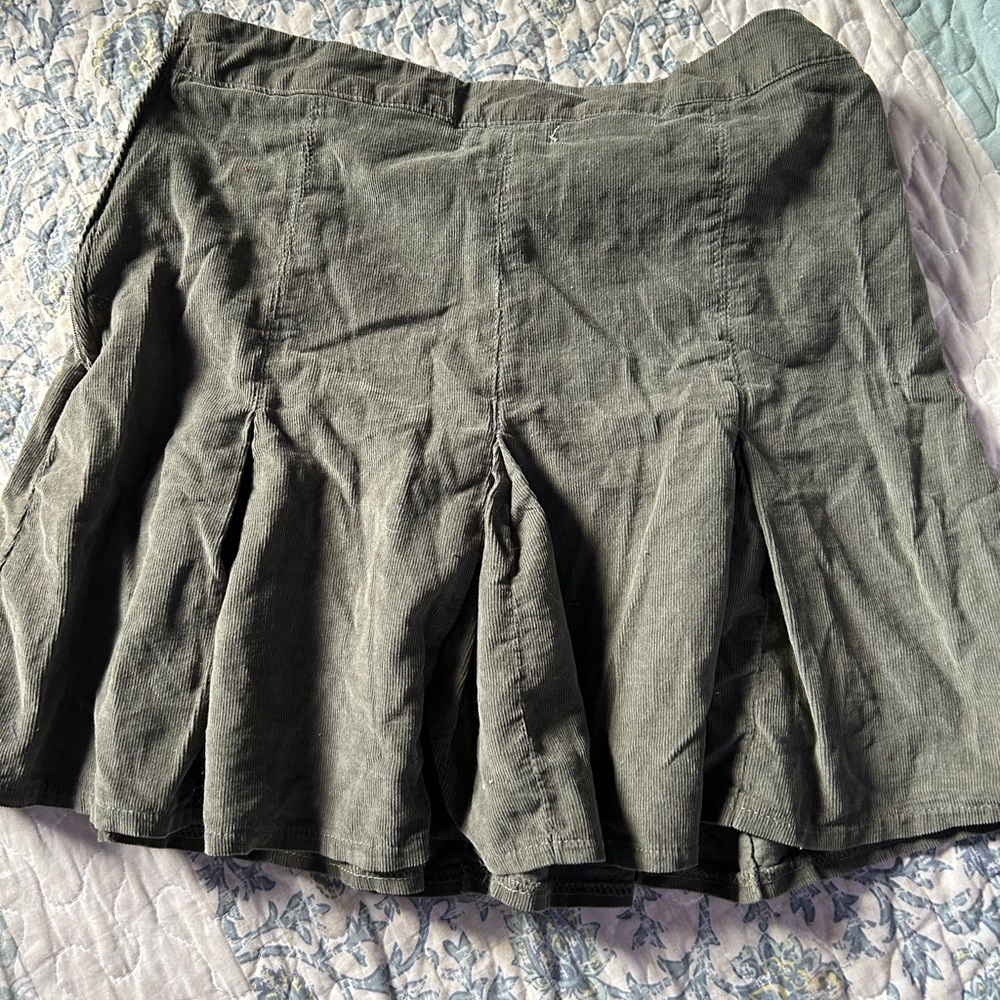Corduroy Mini Skirt